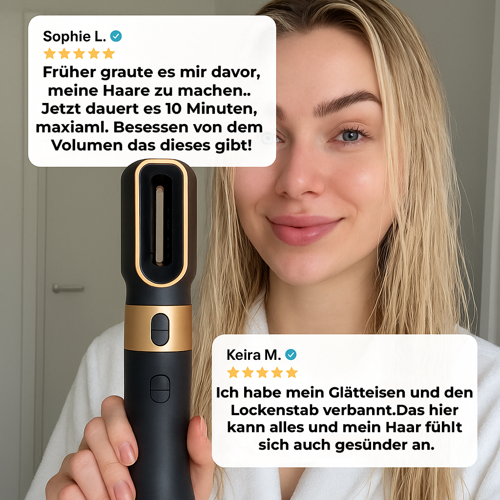 GLIMORA® - 8 in 1 StylePro Hair Styler