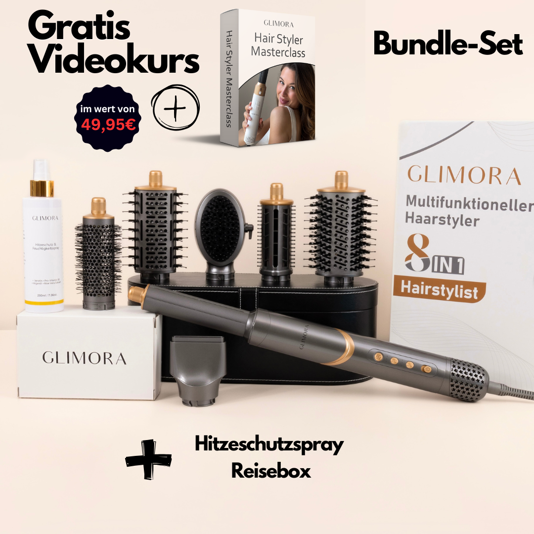 GLIMORA® - 8 in 1 StylePro Hair Styler