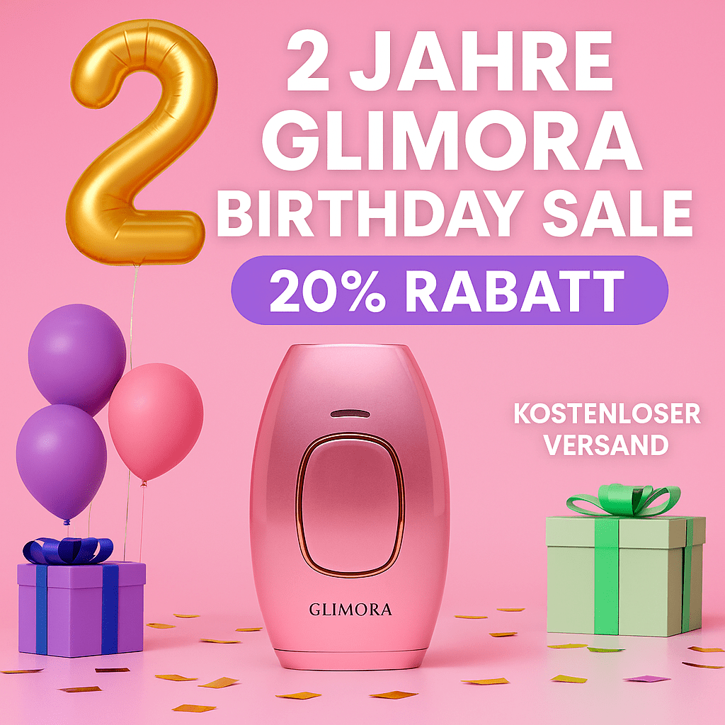 GLIMORA®  - IPL Haarentfernung (BIRTHDAY SALE)