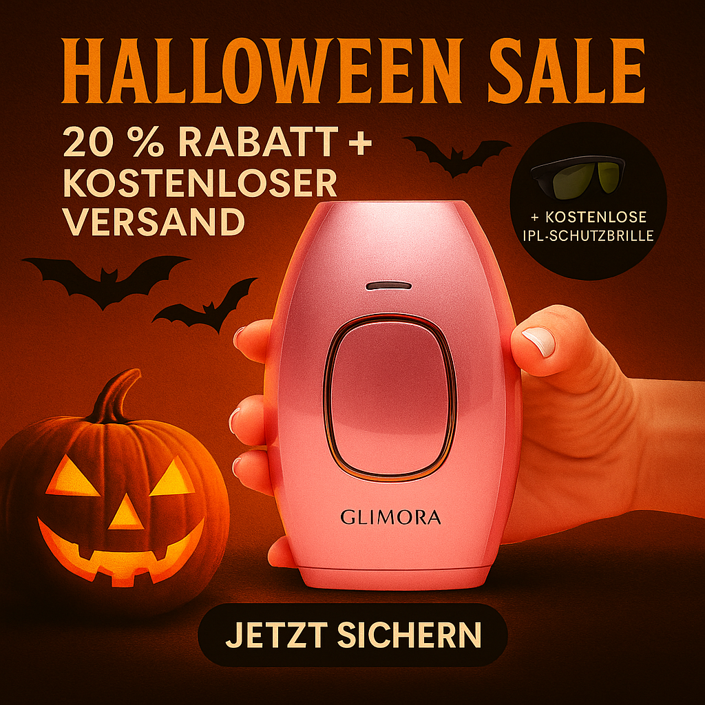 GLIMORA®  - IPL Haarentfernung (HALLOWEEN SALE)