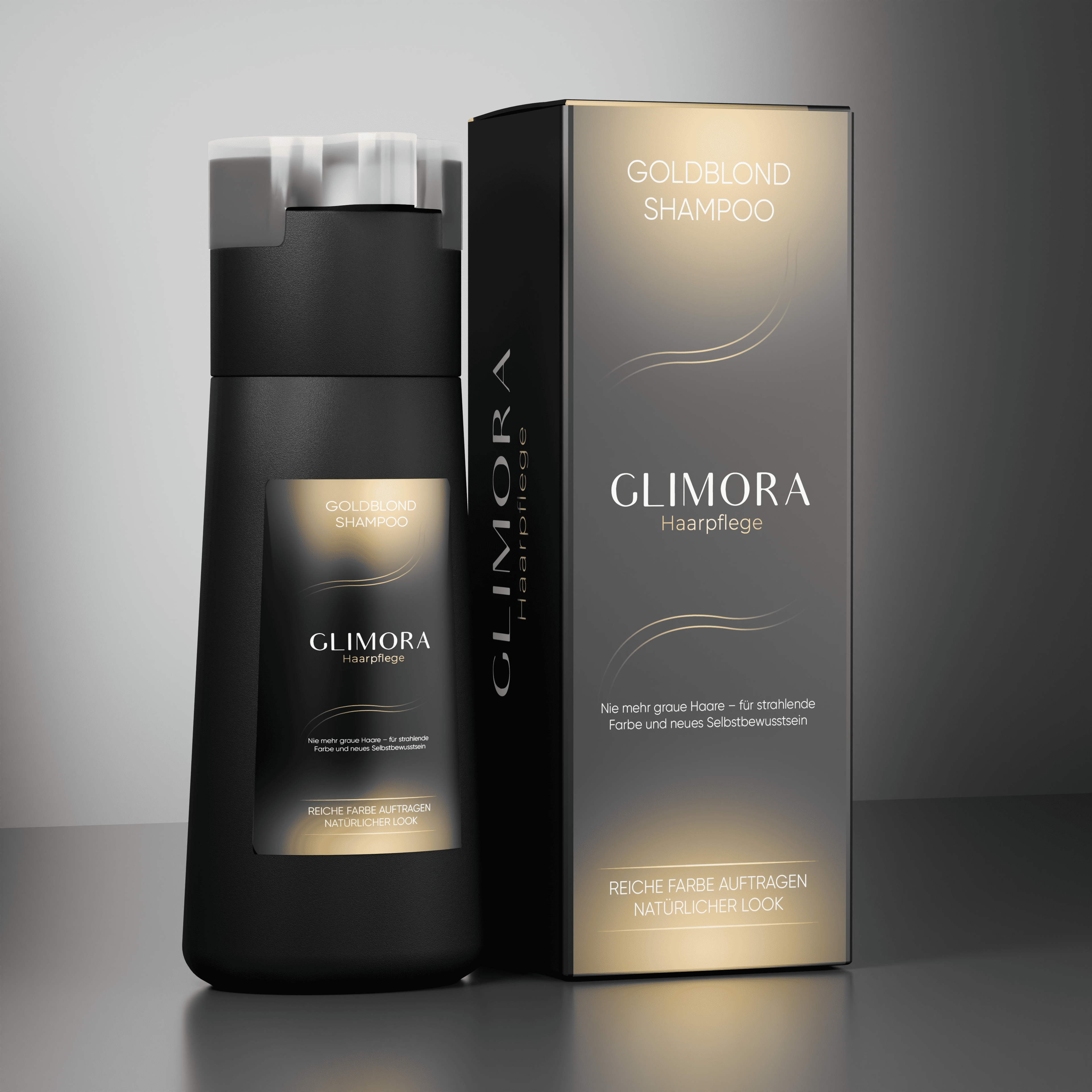 Farb-Shampoo Haare glänzend & gesund Aussehen