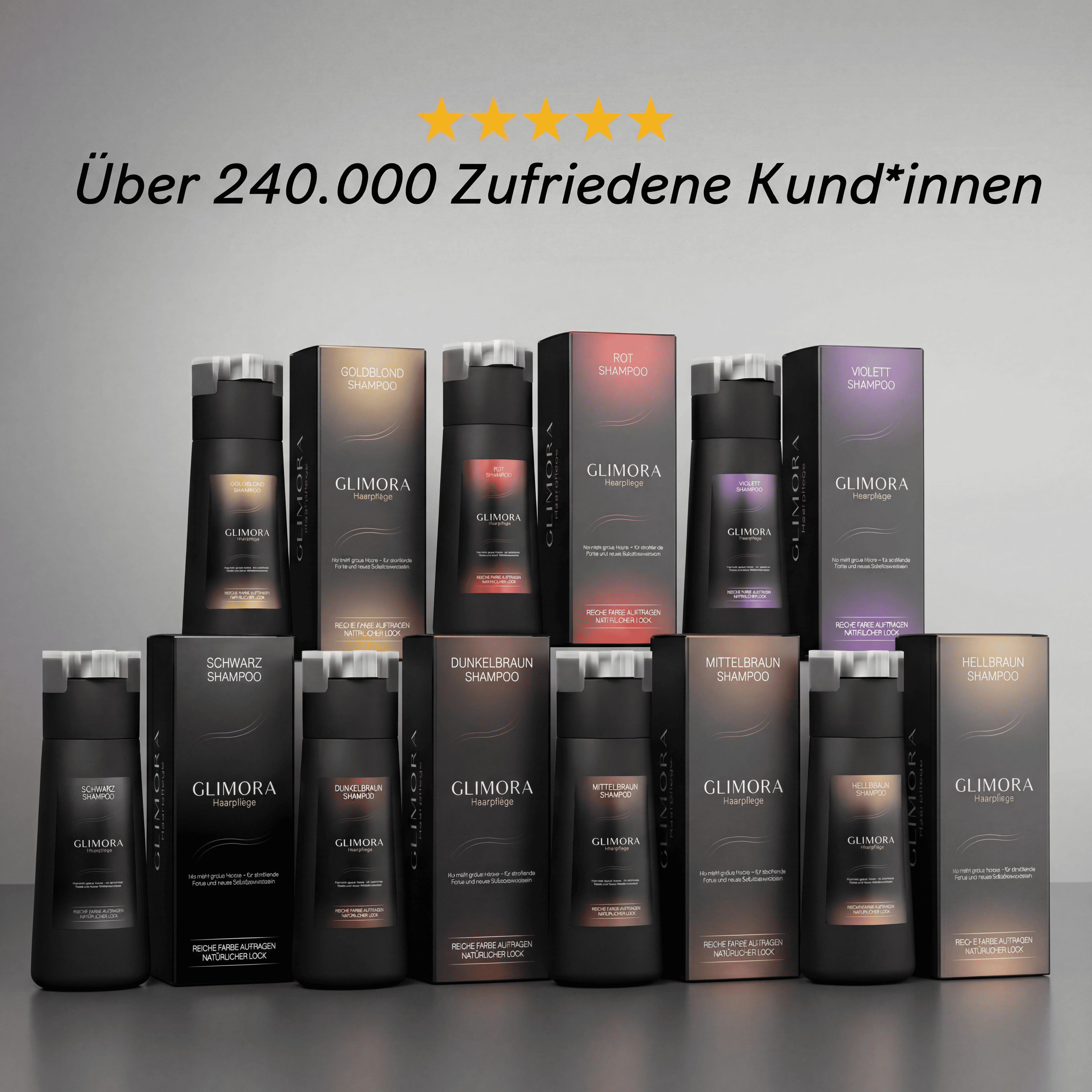 Farb-Shampoo Haare Glanz & Pflege Ergebnis