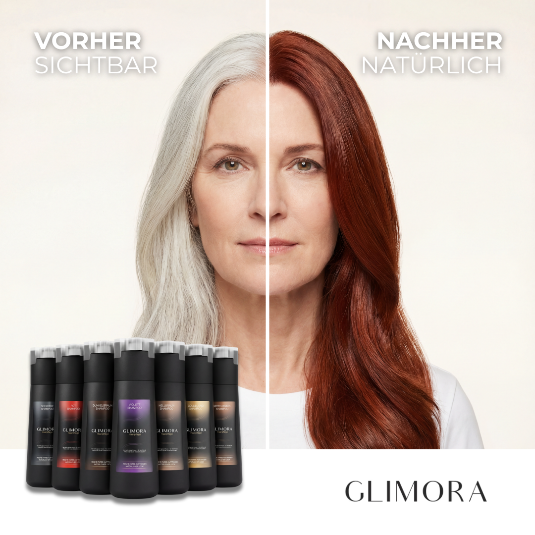 Farb-Shampoo schützt Haarfarbe vor Verblassen 