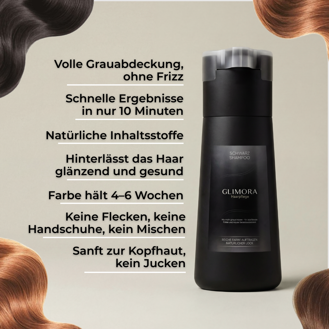 haare färben ohne handschuhe Farbshampoo Grauabdeckung