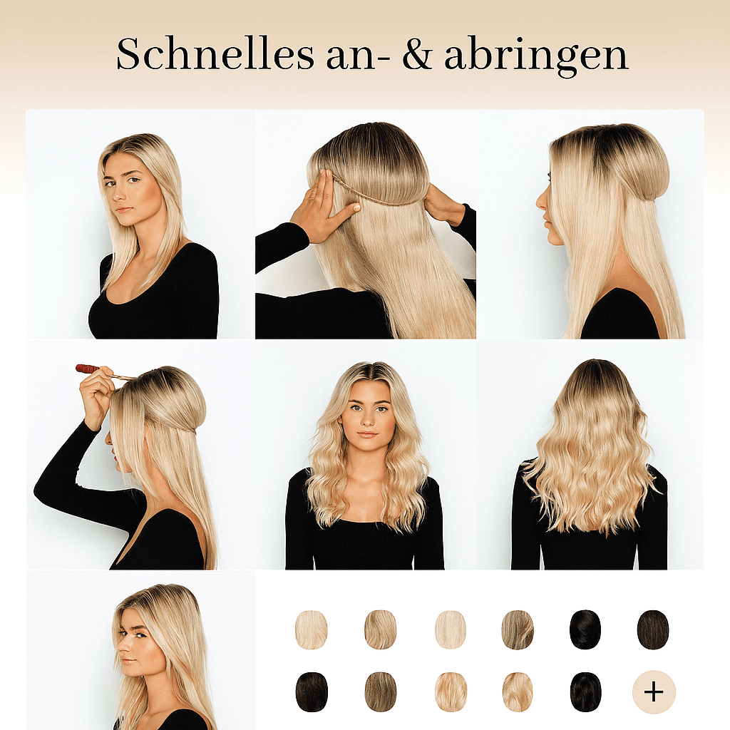 Haar Extensions Boho Wellen Look Glimora