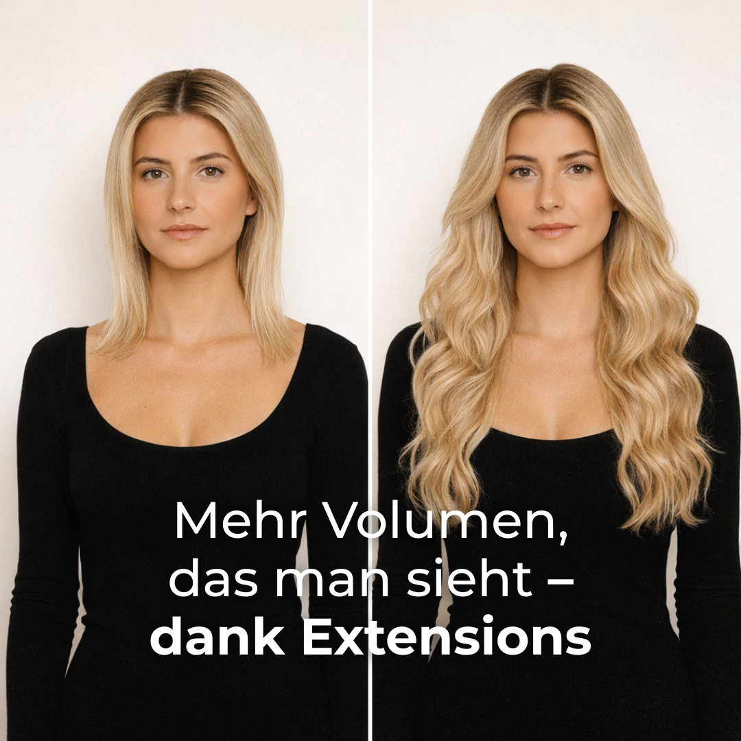 GLIMORA® Haar Extensions echthaar für volles, natürliches Haar mit verschiedenen Längen und Farben