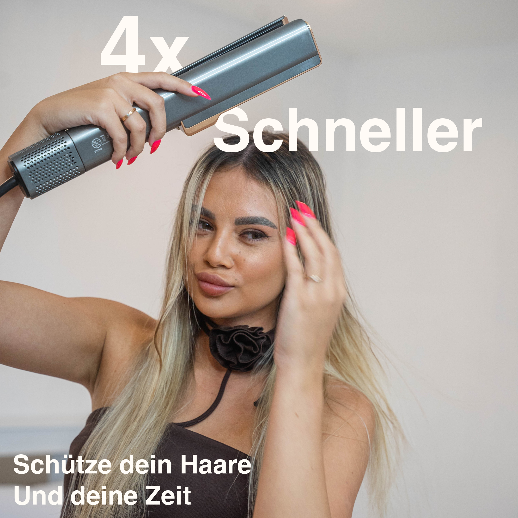 Luftglätter Glimora Detailansicht Temperaturkontrolle