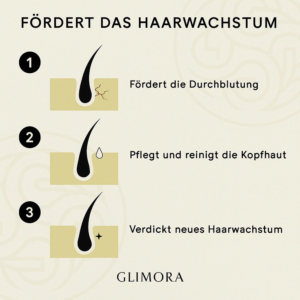 Haarwachstumsserum dickeres volles Haar Look