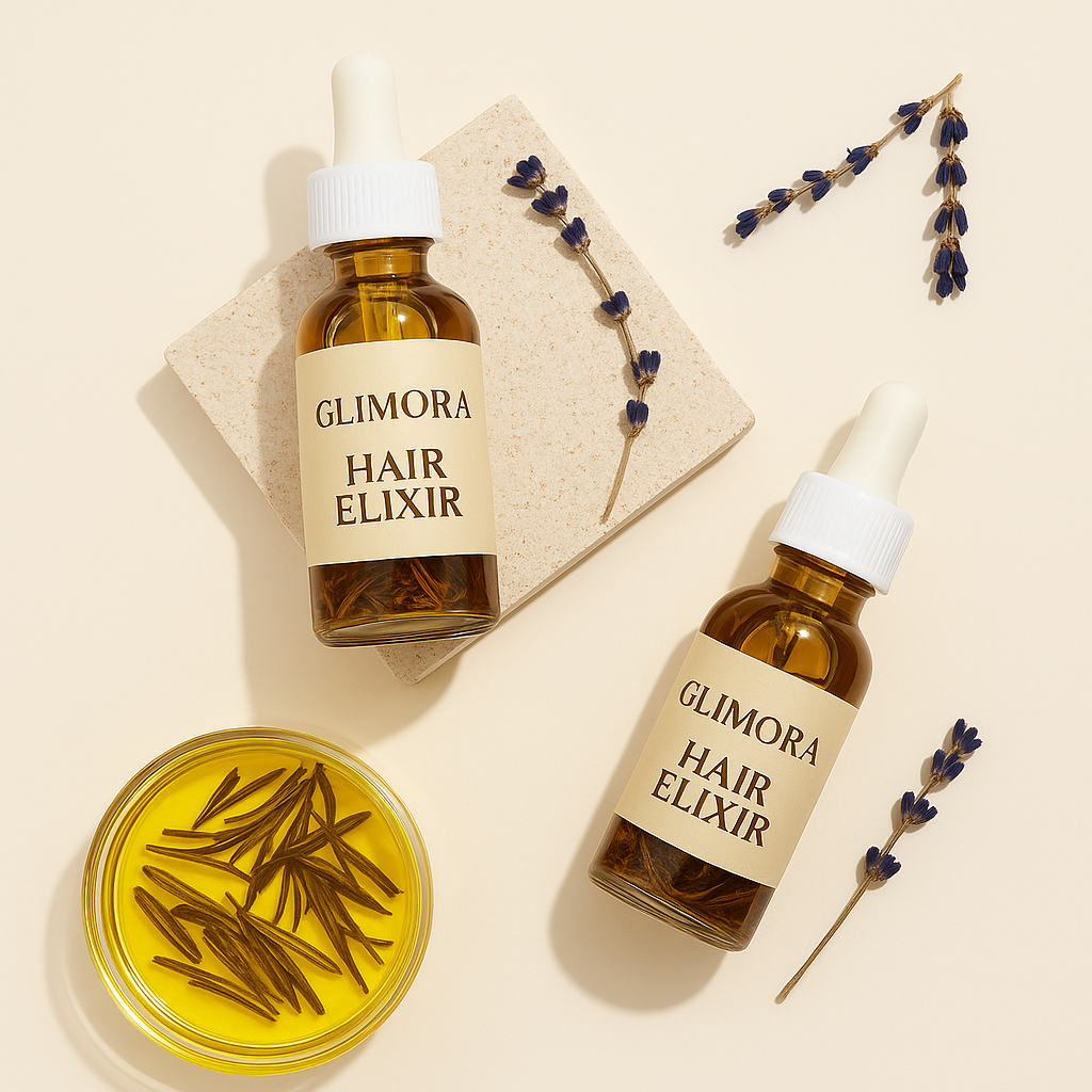 Haarwachstumsserum Glimora gesundes glänzendes Haar