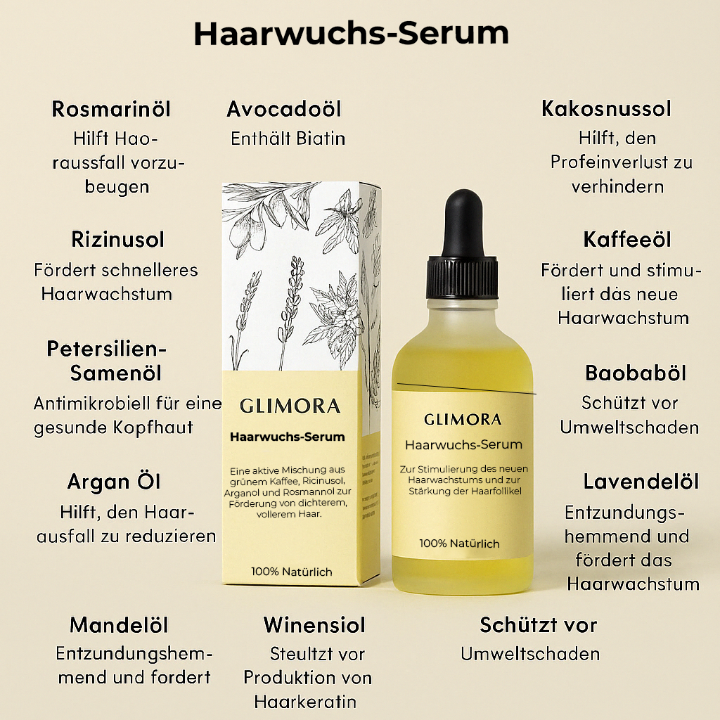 Haarwachstumsserum tägliche Anwendung Haare