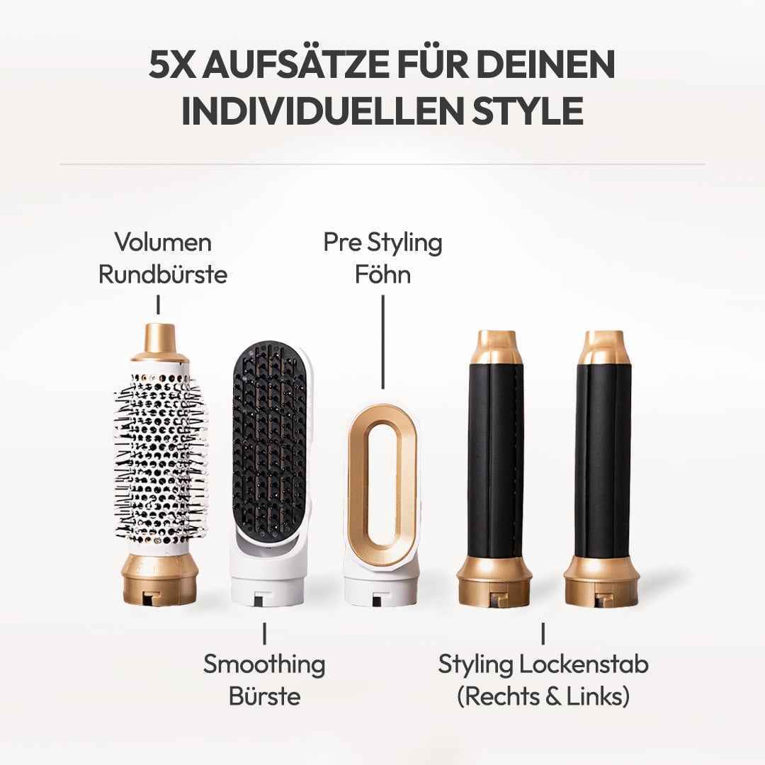 Schonendes Styling mit warmer Luft