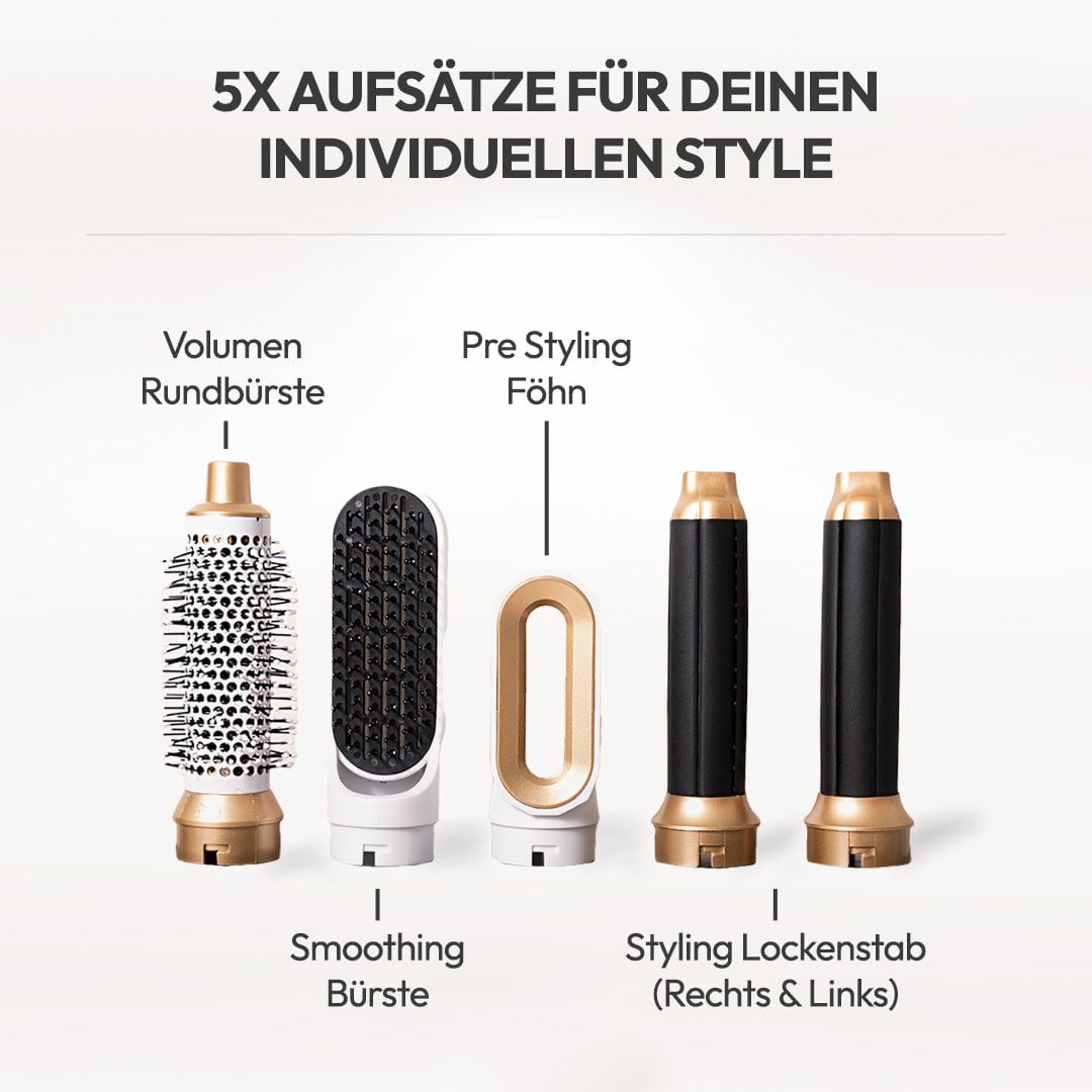 Hairstyling Gerät mit Rotationsbürsten