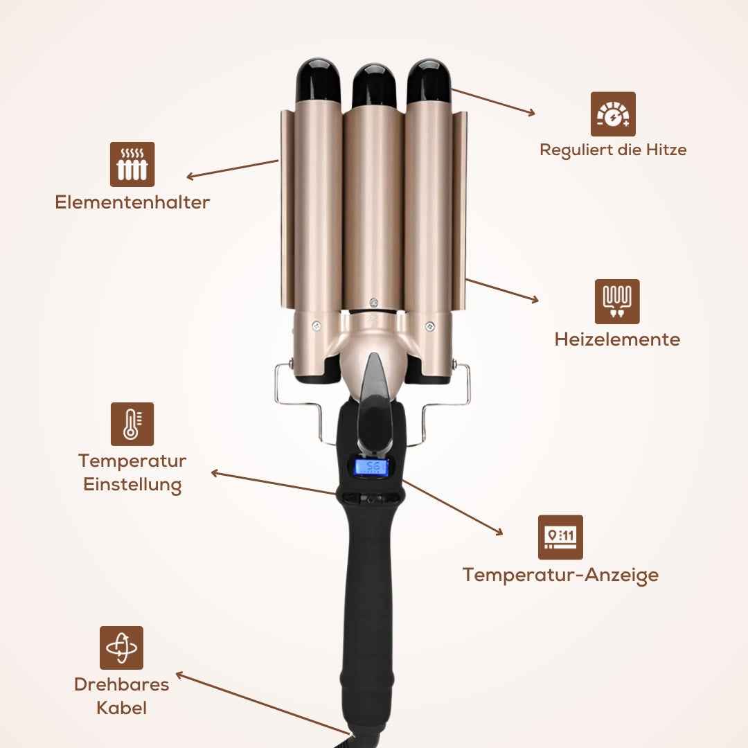 Haarwaver Glimora Stylinggerät Übersicht