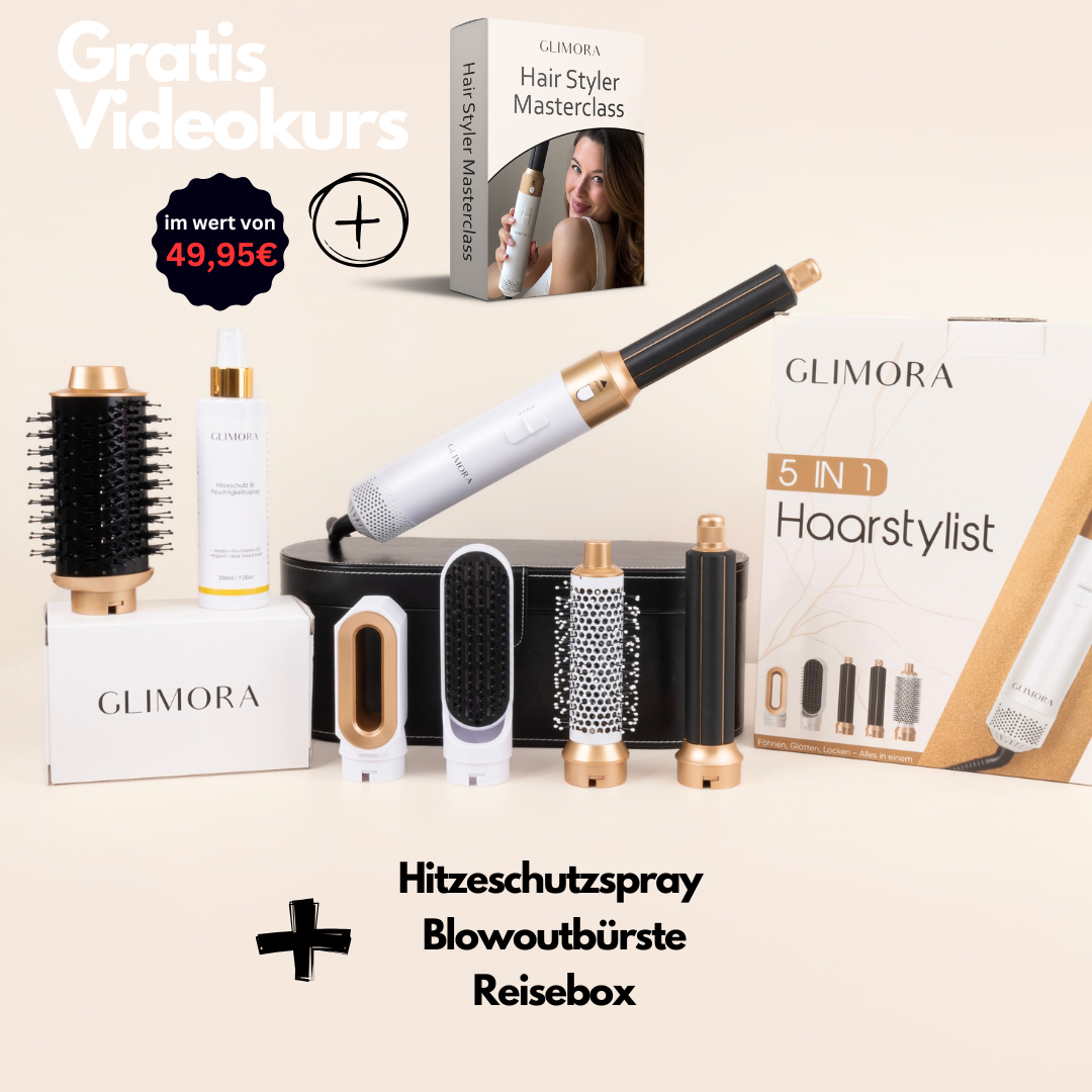 Professionelles Friseur Set mit Styling Tools