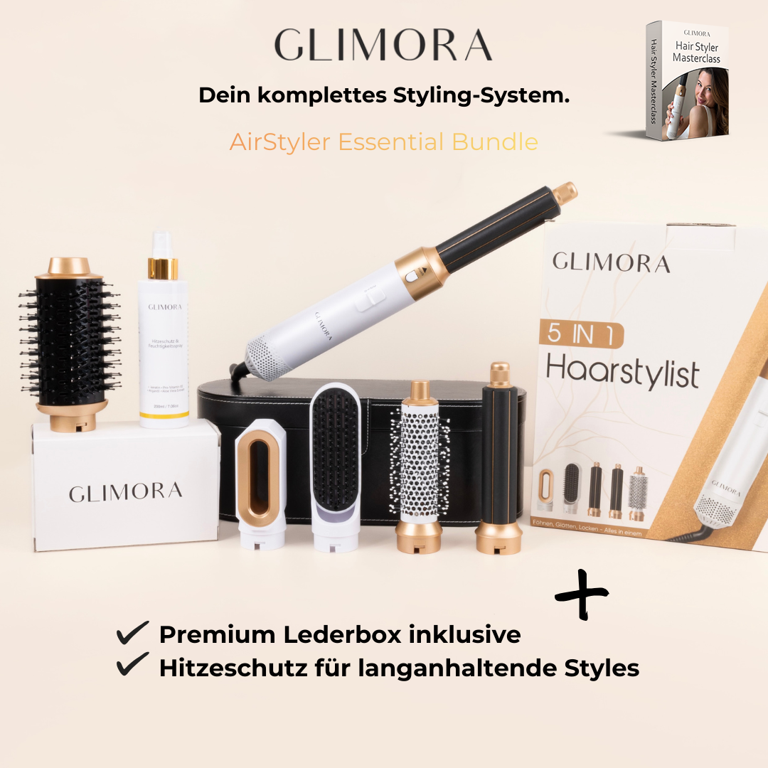 Glimora AirStyler Essential Detailaufnahme Styling