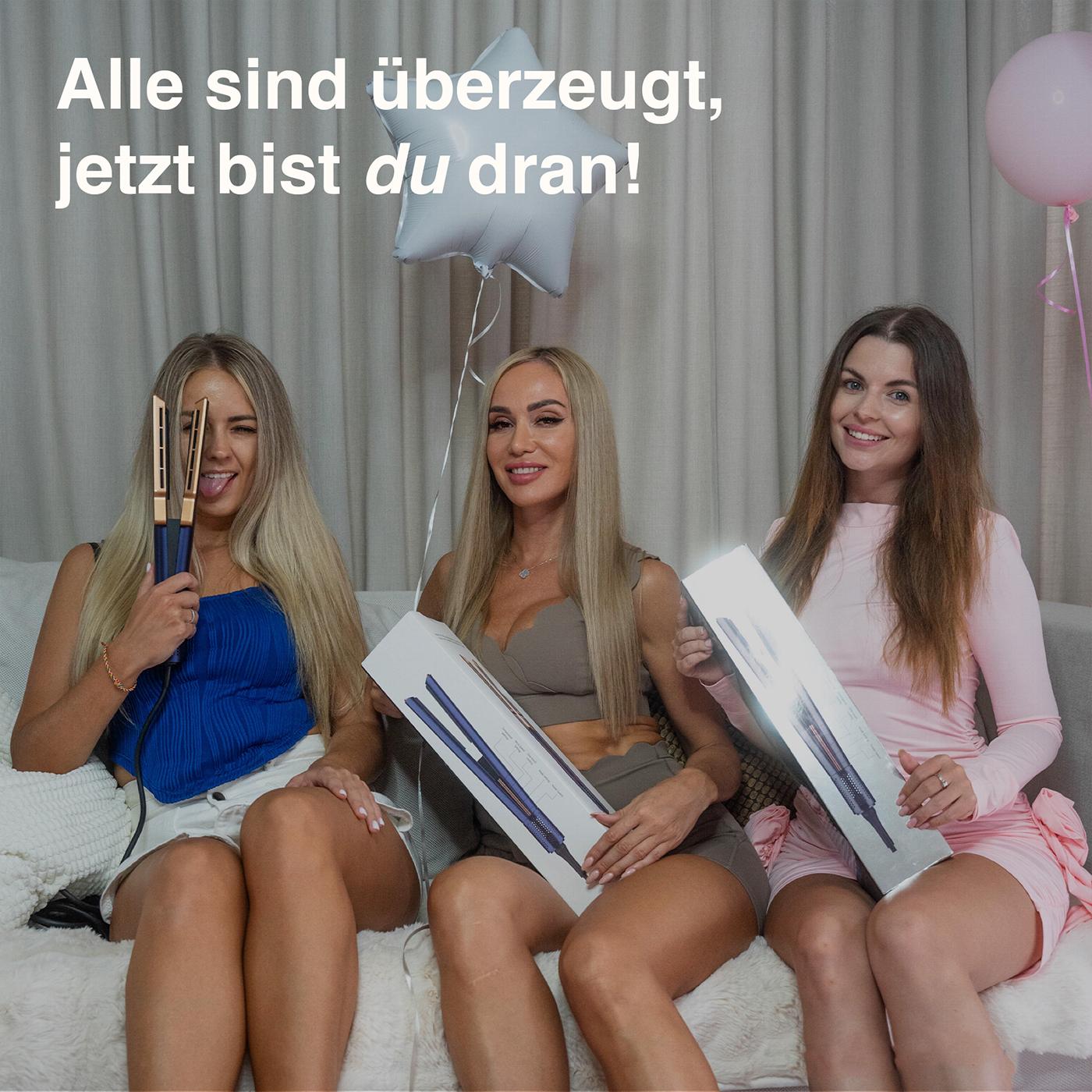 Luftglätter Glimora Detailansicht Temperaturkontrolle