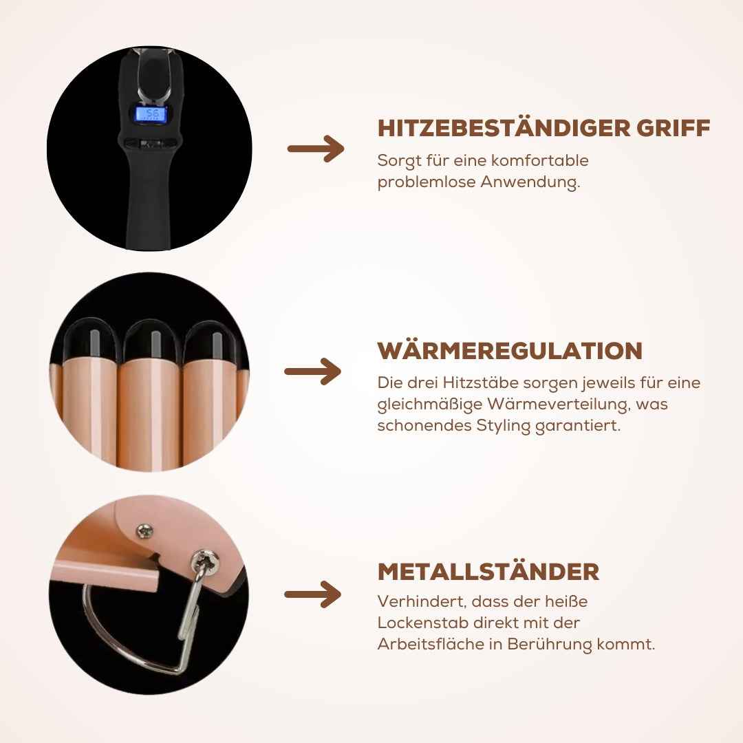 Haarwaver Glimora Stylinggerät Übersicht