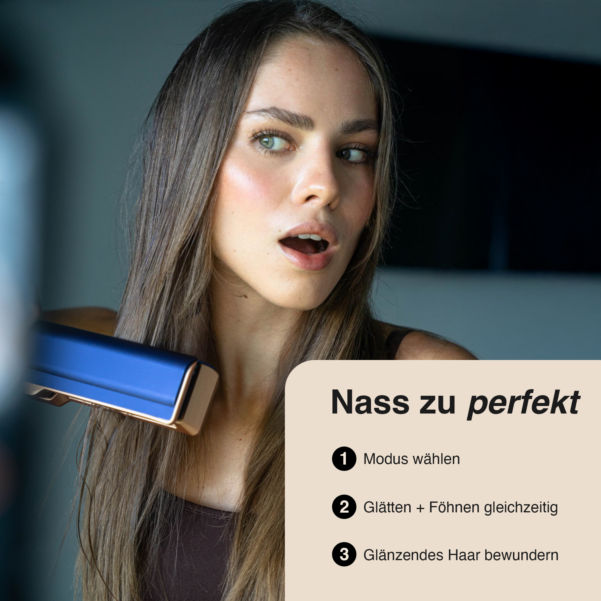 Luftglätter Glimora Stylinggerät Übersicht